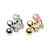 Golden & Silver Posh Sea Crab Cartilage Tragus Earring-WildKlass Jewelry
