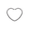 Heart Shaped & Moon Shaped Bendable Twist Hoop Ring-WildKlass Jewelry