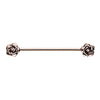 Rose Gold & Golden & Silver Double Rose Flower Industrial Barbell-WildKlass Jewelry