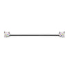 Rose Gold & Silver Sprinkle-Dot Double Prong Industrial Barbell-WildKlass Jewelry