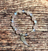 Opalite and Rose Quartz Stretch Bracelet-WildKlass Jewelry