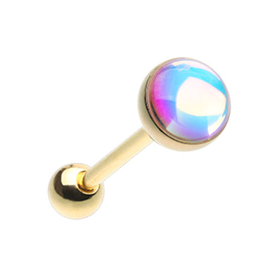 Black & Silver & Golden & Rose Gold Revo Illumilating Barbell Tongue Ring-WildKlass Jewelry