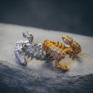 WildKlass Bling Bling Scorpion Ring-WildKlass Jewelry