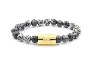 Rocky - Black Silk Stone-WildKlass Jewelry