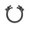 WildKlass "Good Luck" Double Dragon Ring-WildKlass Jewelry