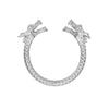 WildKlass "Good Luck" Double Dragon Ring-WildKlass Jewelry