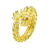 WildKlass Dragon Ring - Gold Vermeil-WildKlass Jewelry