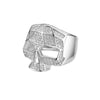 WildKlass Mister Facet Skull Ring-WildKlass Jewelry