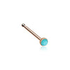 Turquoise Stone Nose Stud Ring-WildKlass Jewelry