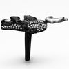 TK1204 Two-Tone IP Black Stainless Steel Ring with Top Grade Crystal in Black Diamond-WildKlass Jewelry
