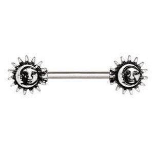 316L Stainless Steel Vintage Sun and Moon WildKlass-WildKlass Jewelry