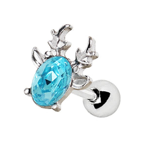 316L Surgical Steel Reindeer WildKlass Cartilage Earring-WildKlass Jewelry